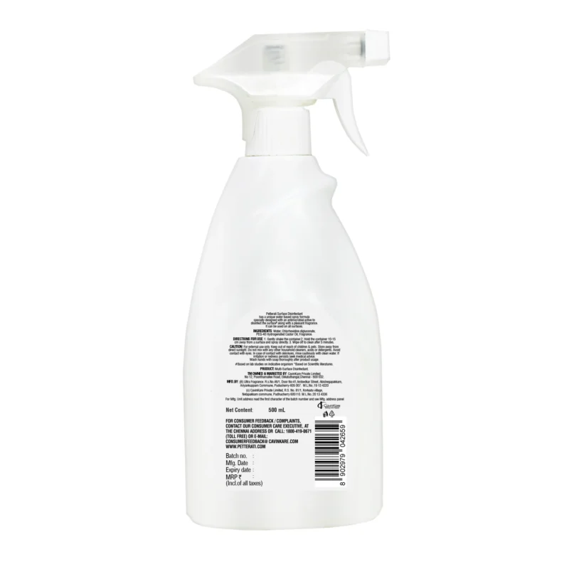 Petterati Pet Safe Surface Disinfectant Citrus